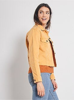 Casaco de ganga cropped - Kiabi