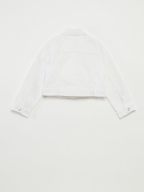 Casaco de ganga cropped - Kiabi