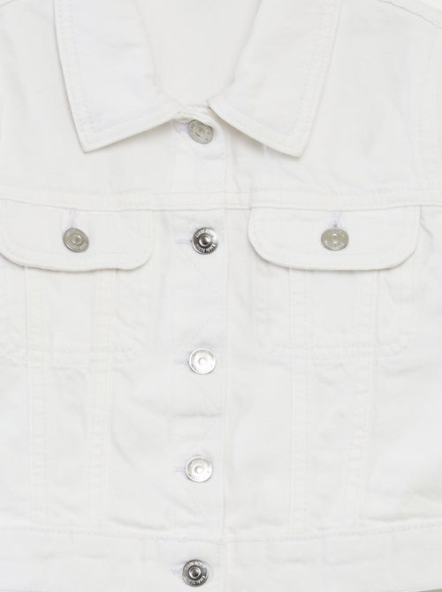 Casaco de ganga cropped - Kiabi