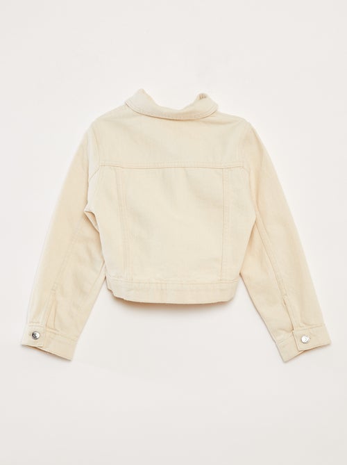 Casaco de ganga cropped - Kiabi