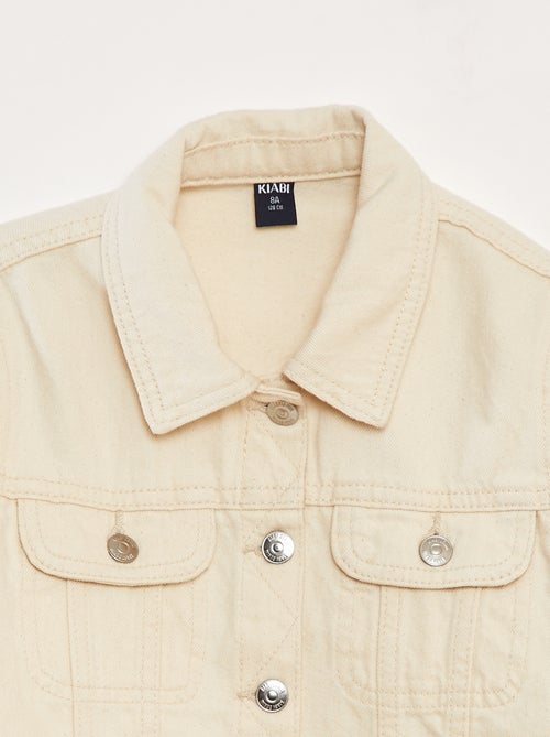 Casaco de ganga cropped - Kiabi