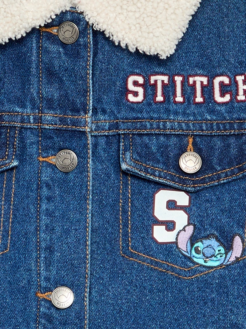 Casaco de ganga \'Disney\' \'Stitch\' Azul - Kiabi