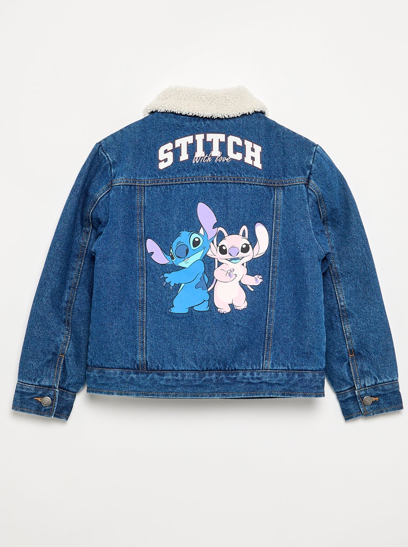 Casaco de ganga \'Disney\' \'Stitch\' Azul - Kiabi
