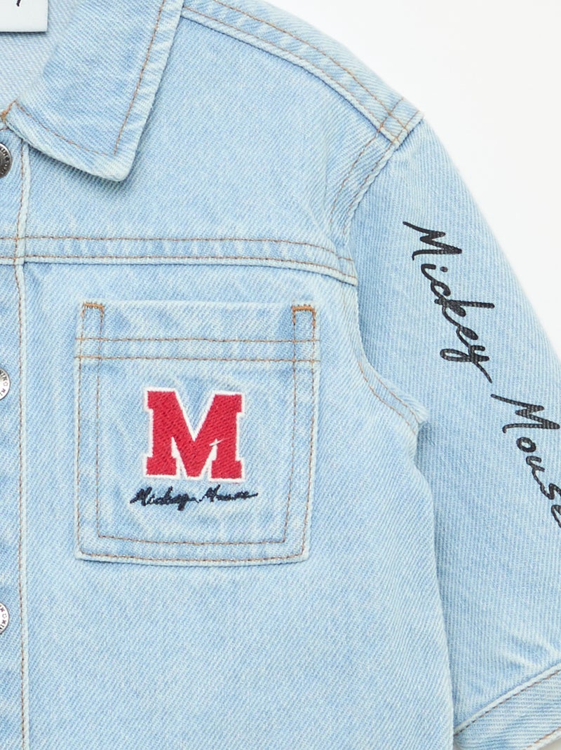 Casaco de ganga estampado 'Disney' Azul - Kiabi