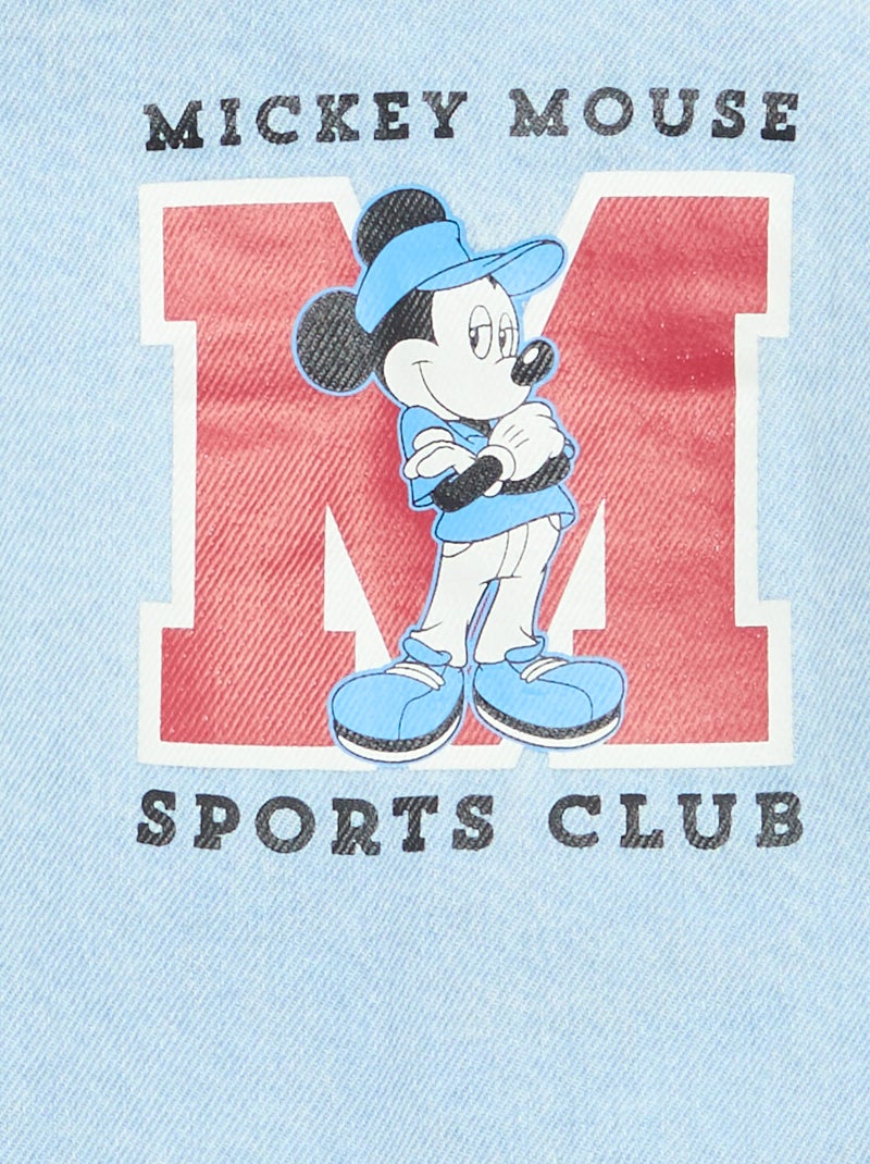 Casaco de ganga estampado 'Disney' Azul - Kiabi