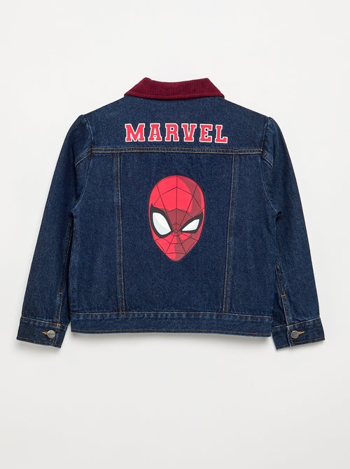 Casaco de ganga 'Marvel' 'Homem-Aranha' com gola contrastante - Kiabi