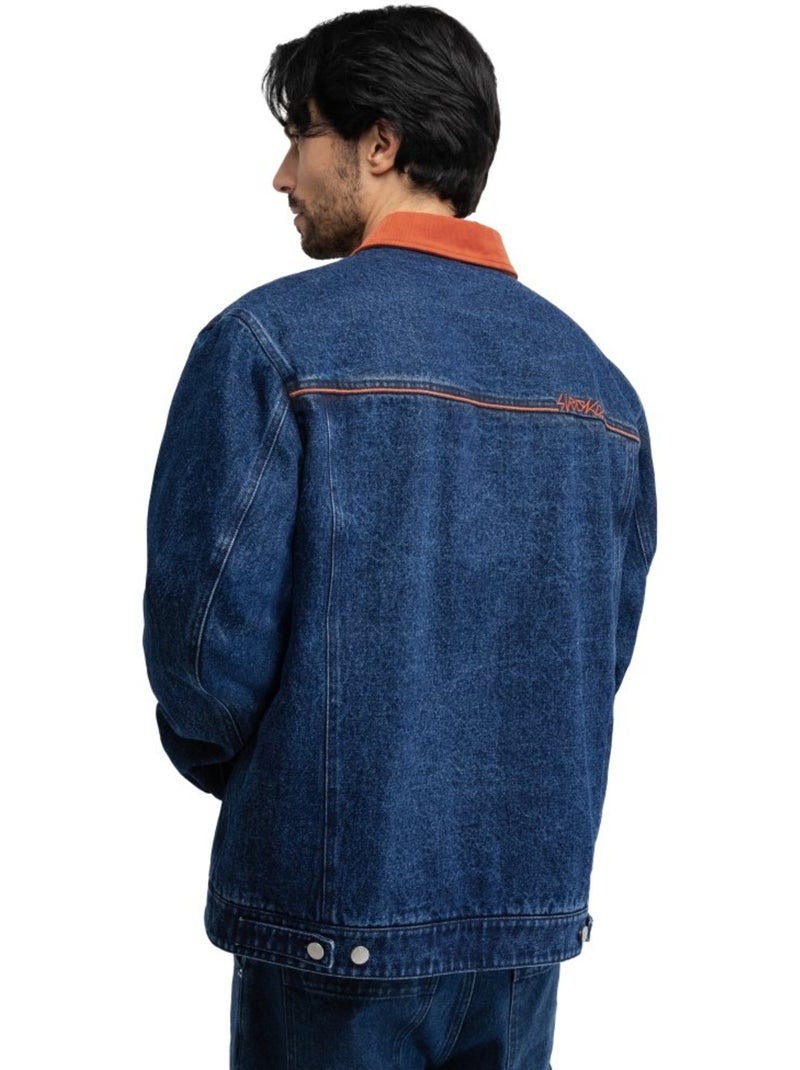 Casaco de ganga para homem Azul - Kiabi