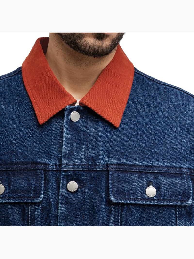 Casaco de ganga para homem Azul - Kiabi