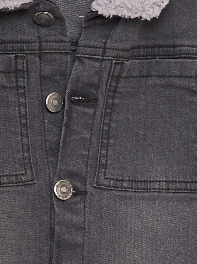 Casaco de ganga PRETO - Kiabi