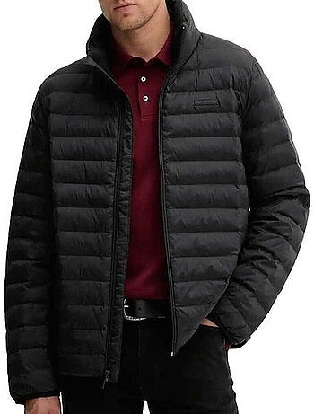 Casaco de Ganga Preto Leve Calvin Klein Jeans para Homem