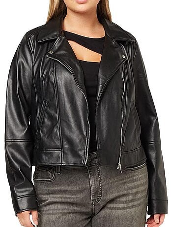 Casaco de Ganga Preto para Mulher Vero Moda Curve Bellaanna