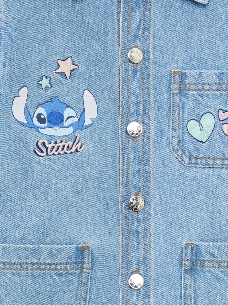 Casaco de ganga 'Stitch' 'Disney' AZUL - Kiabi