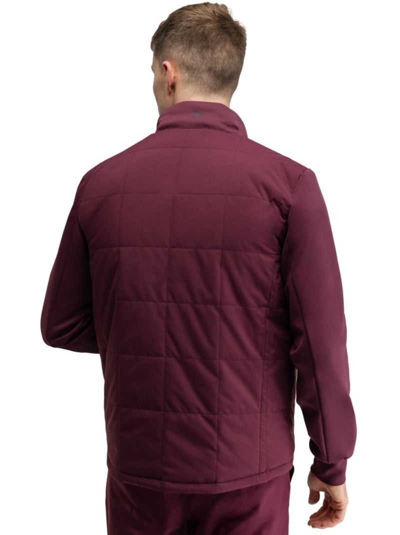 Casaco de golfe acolchoado e reversível para homem Vermelho - Kiabi