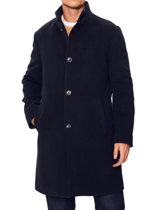 Casaco de Homem Tommy Hilfiger Azul-Marinho com Gola - Kiabi