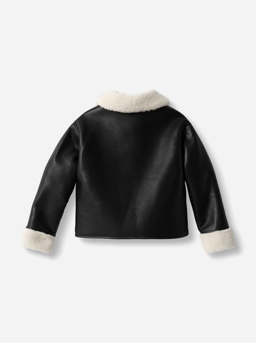 Casaco de imitação de couro - guess kids - Kiabi