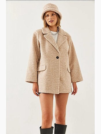 Casaco de lã oversized lucci