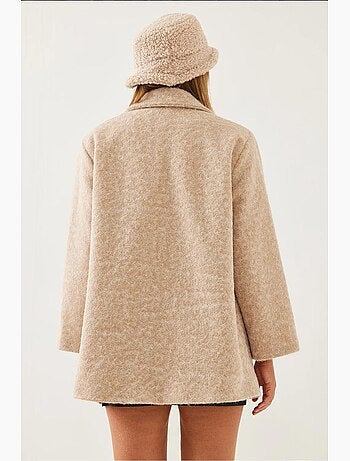 Casaco de lã oversized lucci