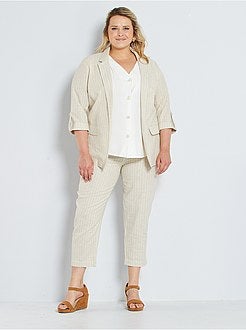 Casaco de linho e algodão - Kiabi