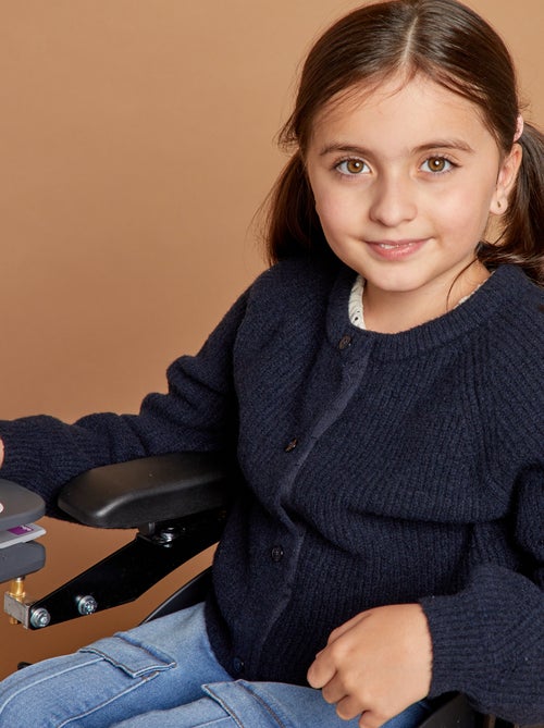 Casaco de malha canelada  - So Easy - Kiabi