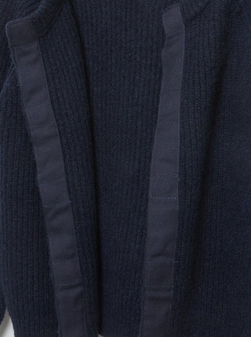 Casaco de malha canelada  - So Easy - Kiabi