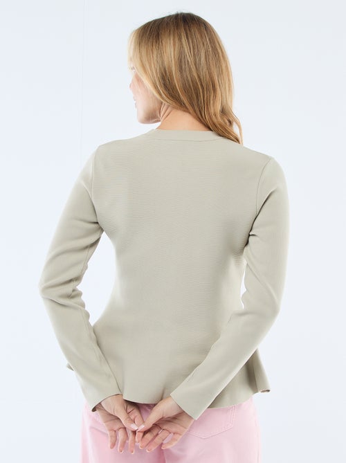 Casaco de malha com botões de estrelas - Kiabi