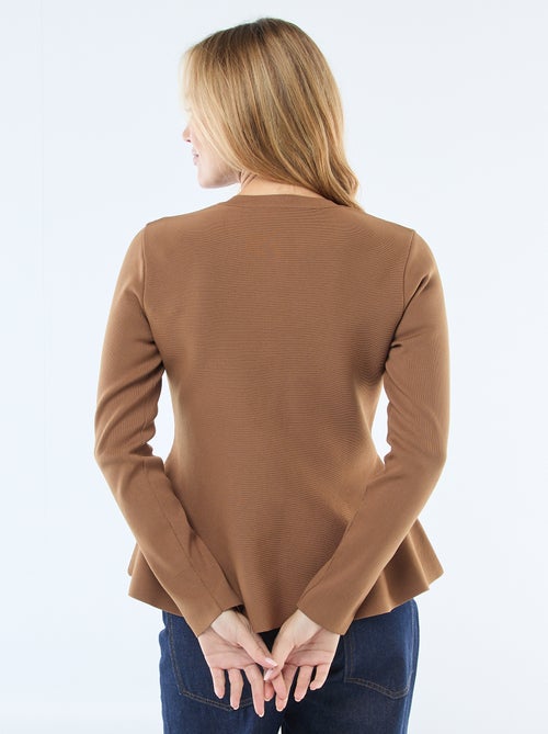 Casaco de malha com botões de estrelas - Kiabi