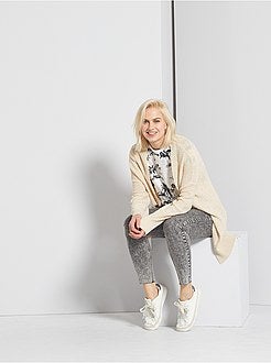 Casaco de malha de fantasia - Kiabi