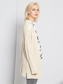 Casaco de malha de fantasia - Kiabi