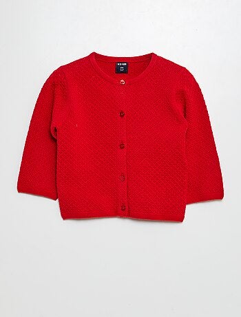 Casaco de malha em ponto mousse