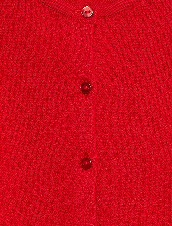 Casaco de malha em ponto mousse