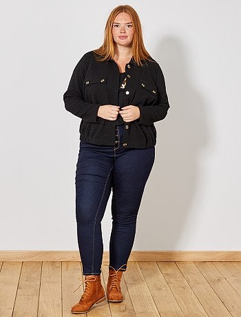 Casaco de malha em relevo - Kiabi