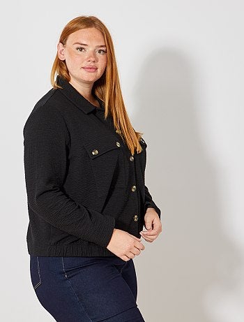 Casaco de malha em relevo - Kiabi