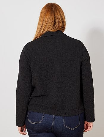 Casaco de malha em relevo - Kiabi