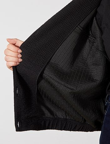 Casaco de malha em relevo - Kiabi