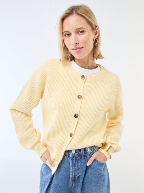 Casaco de malha grossa - Kiabi