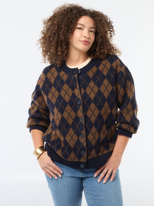 Casaco de malha grossa - Kiabi