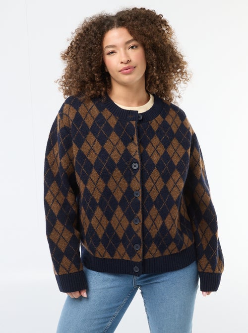 Casaco de malha grossa - Kiabi