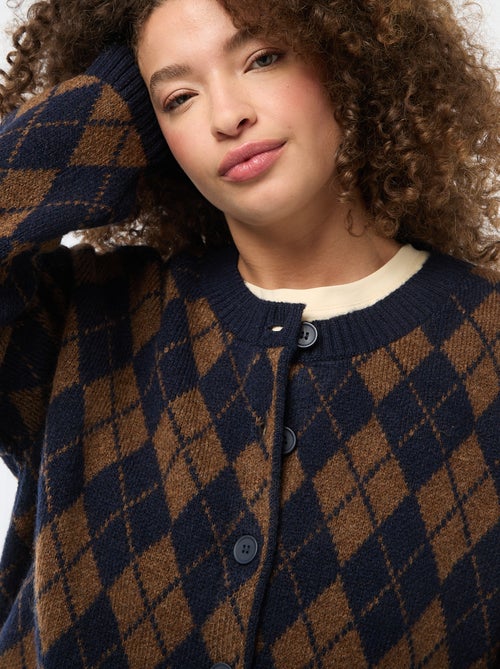 Casaco de malha grossa - Kiabi