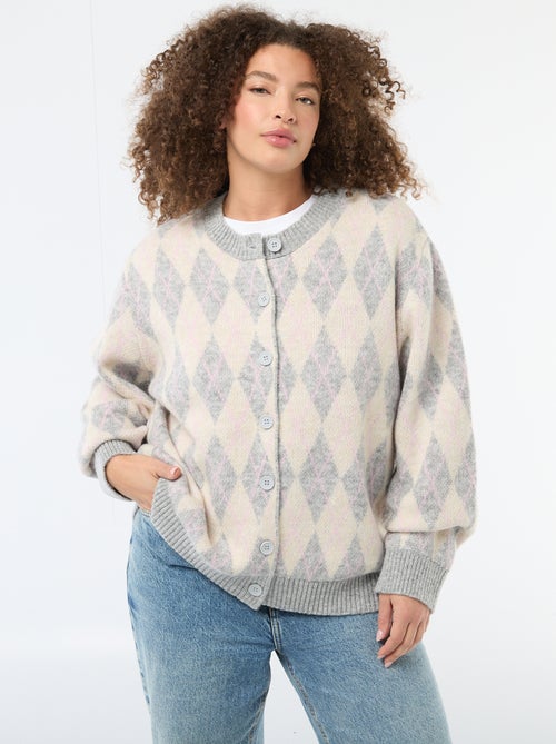 Casaco de malha grossa - Kiabi