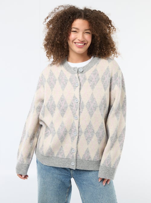 Casaco de malha grossa - Kiabi