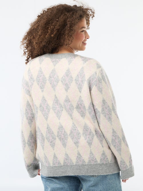 Casaco de malha grossa - Kiabi