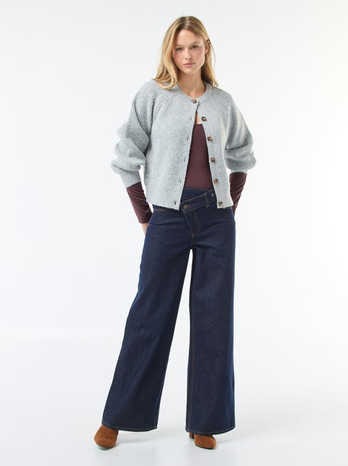 Casaco de malha grossa - Kiabi