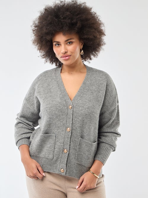 Casaco de malha grossa - Kiabi