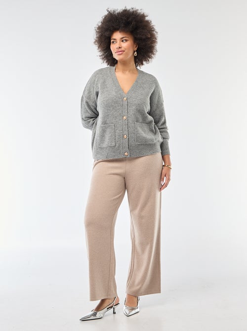 Casaco de malha grossa - Kiabi