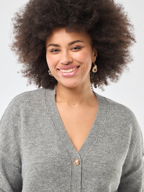 Casaco de malha grossa - Kiabi