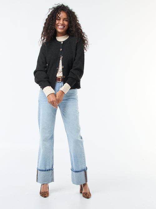 Casaco de Malha Grossa - Kiabi