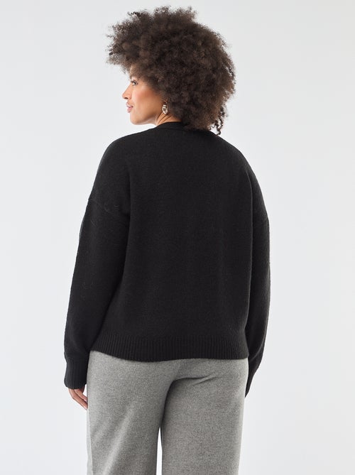 Casaco de malha grossa - Kiabi