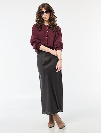 Casaco de malha grossa