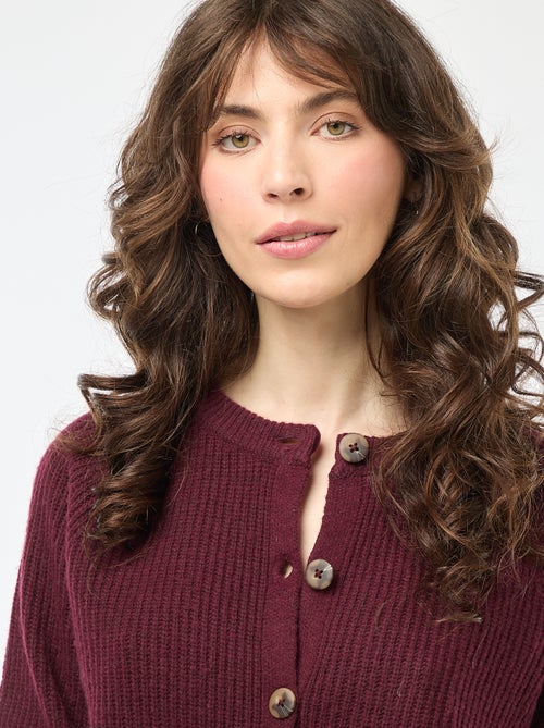 Casaco de malha grossa - Kiabi