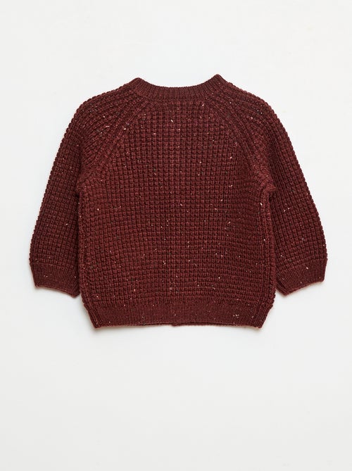 Casaco de malha grossa - Kiabi